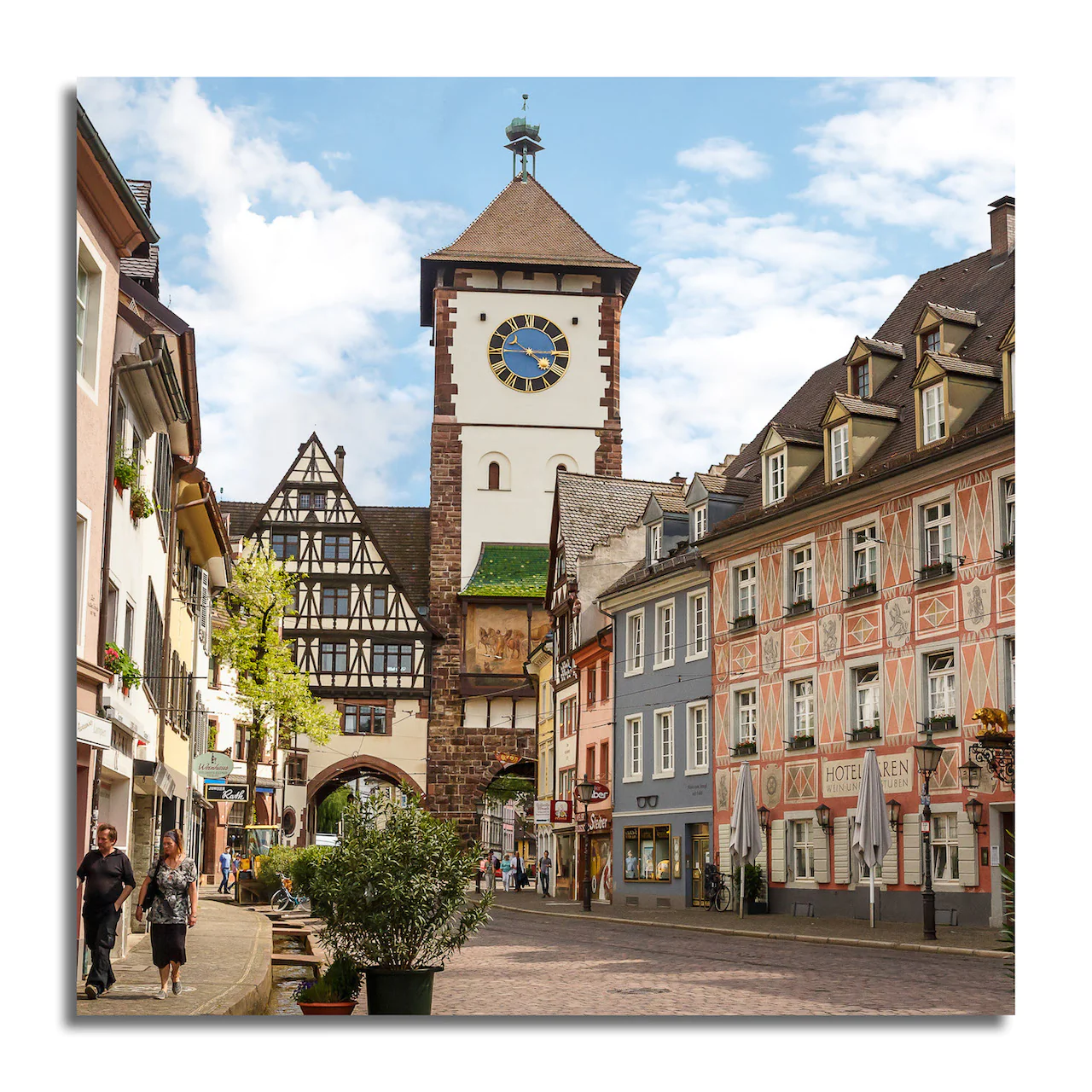 Wandbild Freiburg Mini – Stadtansicht